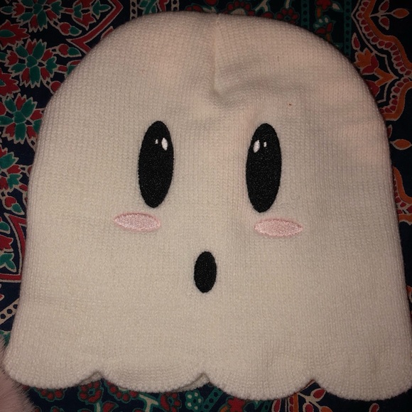 Kawaii cute winter set hat, mittens, scarf - Picture 2 of 4